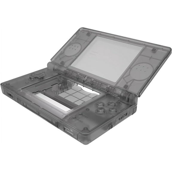 Replacement Housing for Nintendo DS Lite Glass Lens Shell Screen Clear Black