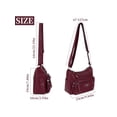 thumbnail image 6 of Deago Crossbody Bags for Women Pocketbook Soft PU Leather Ladies Purses and Handbags Multi Pocket Shoulder Bag with Adjustable Strap (Red), 6 of 10
