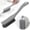 Grey, variant on YardChic Shower Scrubber, Handheld Curved Scrub Brush with Ergonomic Handle, Dense Bristle Multi-Purpose Household Cleaning Scrubber for Clothes, Footwear, Bathtub, Floor Surface & Kitchen Stain
