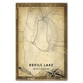 thumbnail image 3 of Devils Lake Vintage Map Prints Canvas, Wisconsin Map Art Canvas, Canvas, Devils Lake Map City style vintage Canvas , Canvas Wall Art, Street Map Artwork Canvas, 3 of 6