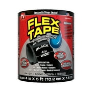 Flex Tape Automotive Strong Rubberized Waterproof Tape, 4 inches x 5 feet, Black