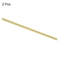 thumbnail image 3 of Uxcell 2Pcs Brass Rods 0.24 x 5.91" Brass Solid Round Stock Lathe Bar for Knife Handles Pin DIY Craft Model Plane, 3 of 6