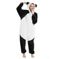thumbnail image 3 of Cute Animal Onesie Pajamas for Adults Warm Cozy Animal Shape Sleepsuit Ideal for Sleepovers Parties and Lounging Comfortable and Adorable Animal Pajamas Perfect for Winter Fun, 3 of 6