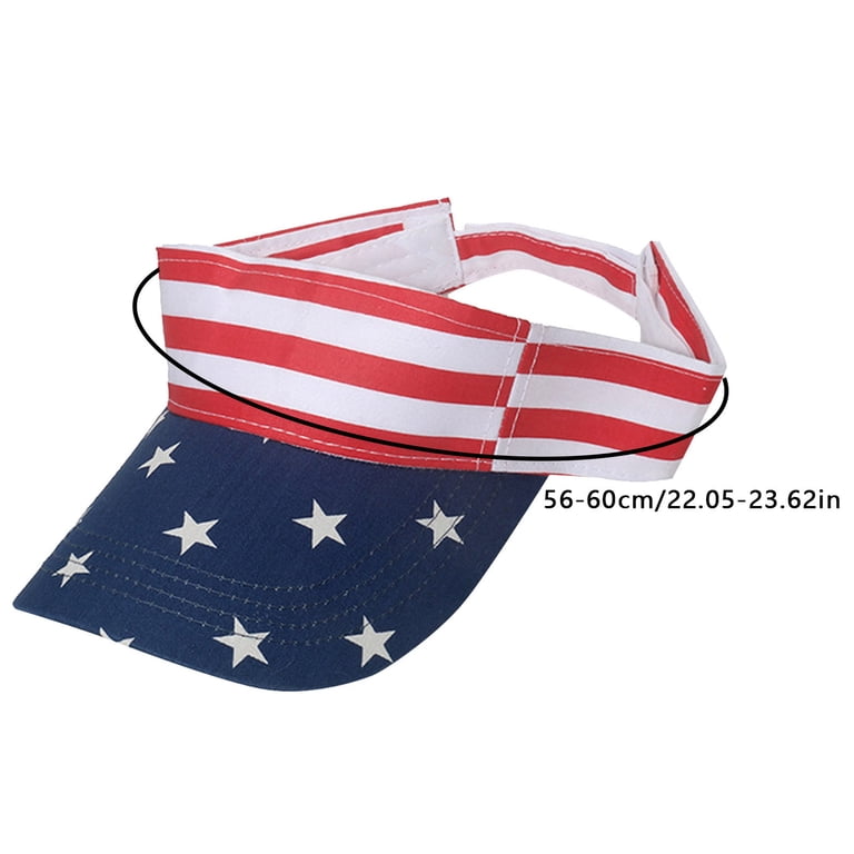 CPNG American USA Flag Visor Patriotic Visor Star Stripe Sun  display picture 2