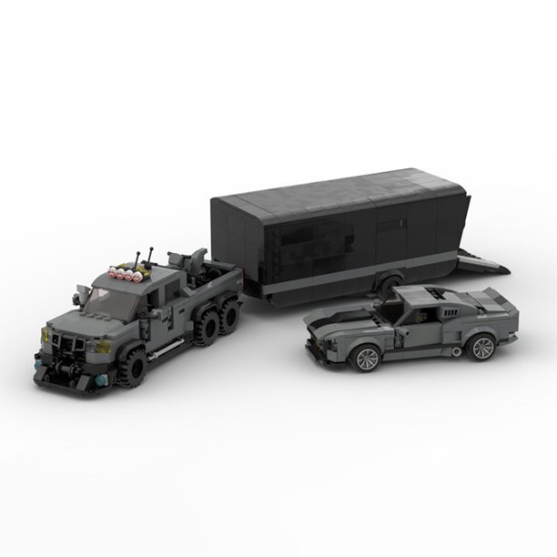 MOC Speed Series Ford VelociRaptor Cabin Off-Road Truck - Bloques de construcción creativos con puertas abiertas, ladrillos de rompecabezas coleccionables para exhibir y regalar