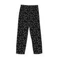 thumbnail image 4 of Kdxio Cool Skull Love Print Men's Sleep Pajama Pant Lounge Pants with Pockets, 4 of 8