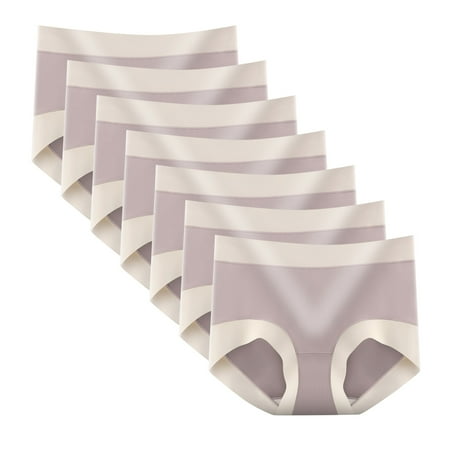 

Women S Seamless Seamless Patchwork Khaki One Size Briefs 7 Pack