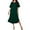 Dark Green, variant on Avidlove Women's Nightgowns Long Sleepshirt Short Sleeve Oversized Nightdress Sleepwear V Neck Houese Dress Loungwear