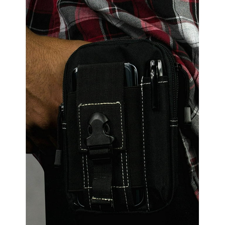 Bum Bag Strap - Black Apple Leather