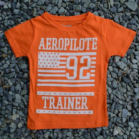 Wear Sierra Toddler & Kids Crew Neck Cotton T-Shirts, Orange Color, Soft Cotton, Ages 2-3 Years