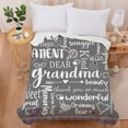 thumbnail image 3 of Grandma Blanket I Love You Nana Blanket Gift for Grandma Birthday, Mother Day''s, Super Soft Flannel Grandmother Blanket Throw Blankets for Granny, 3 of 6