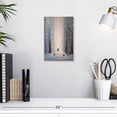 thumbnail image 3 of Elephant Stock Lovers In The Rain Wall Art - Vertical Canvas Wall Art - Living Room Wall Decor - Abstract Canvas - Beige And Black Decor By Ekaterina Ermilkina - 8" x 12", 3 of 8
