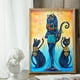 thumbnail image 5 of Cuadros Decorativos 5D DIY diamante pintura gato líder completo redondo taladro mosaico imagen diamantes de imitación Likrtyny embutido en tela, 5 of 9