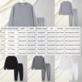 thumbnail image 4 of TOWED22 Baby Boy Fall Winter Clothes Solid Color Sweatshirt Shirt Pants Toddler Infant 2 Piece Outfit, 4 of 9