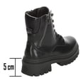 thumbnail image 3 of Botines Mujer Ozono Negro Casual Plataforma 5 Cm Para Dama negro 26 MX, 3 of 10