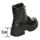 thumbnail image 3 of Botines Mujer Ozono Negro Casual Plataforma 5 Cm Para Dama negro 26 MX, 3 of 10