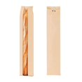 thumbnail image 2 of 50pcs Yellow Bread Sleeves Paper Bread Bag with Window Bread Bag Convenient Bag for French Bread Biscuit Packagings, 2 of 4