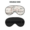 thumbnail image 2 of PAYOHTO Coffee Tags Soft Sleep Mask Comfort Pure Silk Eye Cover for Travel Office Camping, 2 of 7