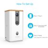 Dogness Smart Cam Dog, Cat, Pet Treater with Monitoring Camera, Microphone, Speaker, Record Videos, Snap Photos from Smartphone-White