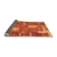 thumbnail image 2 of Ahgly Company Indoor Square Patchwork Orange Transitional Area Rugs, 3' Square, 2 of 4
