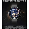thumbnail image 3 of SUSHNAG Men'S Business Watch Fashion Sport Men'S Stainless Case Quartz Analog Wrist Watch, 3 of 9