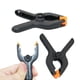 thumbnail image 5 of Abrazaderas De Resorte De Nailon De 4 Pulgadas, 8 Uds., Con Apertura Giratoria, Juego De Clips De Carpintería De Alta Resistencia Para Papel Fotográfico, Lienzo De Fondo De Foto Advancent TO005559-01, 5 of 7