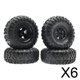 thumbnail image 1 of 6x4 Piezas 1/12 Juego De Neumáticos De Rueda De Repuesto Para MN90 MN91 RC Hobby Car DIY Modificado Solo Neumáticos De Rueda, 1 of 6