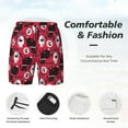 thumbnail image 3 of Logiee Cute Dog Print Men's Swim Trunk,Quick Dry Board Shorts ,Men's Swim Trunks with Compression Liner, Bathing Suits with Pockets-XX-Large, 3 of 6