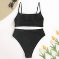 thumbnail image 5 of Womens Swimsuit Swimsuit for Women 2 Piece Womens High Waisted Swimsuits Bottom Padded Bathing Suits Bikini Sets Top Two Piece Swimwear, 5 of 5