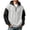 Gray_03, variant on Quarter Zip up Hoodie for Men Color Block Raglan Sleeve Drawstring Pullover Sweatshirt with Pocket Casual Fall Outdoor Athletic Hoodies Vermilion XL
