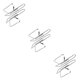 thumbnail image 4 of Wosthever 2 piezas de bicicletas de montaña, botella de agua, soporte para bebidas, tetera, jaulas, estante de almacenamiento para ciclismo, deportes al Type3 NO3 Wosthever CBP133097, 4 of 6