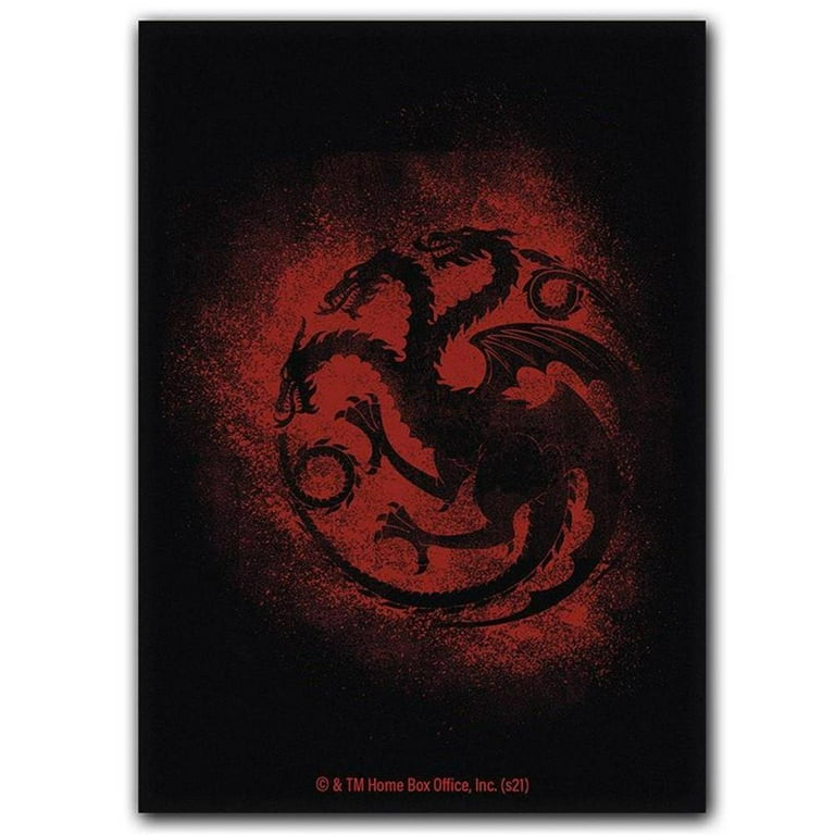 Dragon Shield Sleeves: Brushed - Game of Thrones - House Targaryen -  Walmart.com