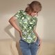 thumbnail image 3 of Fotbe Cute Frog Body de Mujer con Cuello Redondo y Mangas Cortas, Sin Mangas Ajustado, Suave, Cómodo y Básico-X-Large, 3 of 7