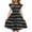 Black, variant on Plebaso Kids Girls Ruffle Sleeve Dresses Crew Neck Tiered Midi Dresses Summer Flowy Casual Dresses for Girls