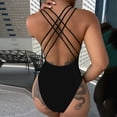 thumbnail image 4 of Sngxgn Swimsuits for Women Modest Tummy Control Swimdress Vintage Bathing Suits Swimwear(Black,M), 4 of 7