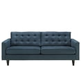 thumbnail image 3 of Modway Empress Modern Upholstered Fabric Tufted Sofa in Azure Blue, 3 of 4