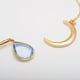 thumbnail image 4 of 1 collar sencillo con cadena decorativa para el cuello y colgante de luna (dorado), 4 of 6