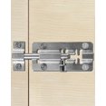 thumbnail image 4 of Door Latch Lock, 4 Pcs 3 Inches Barrel Bolt Door Latches Hardware, Thickened, 4 of 5