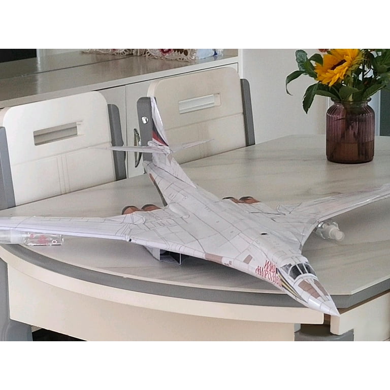 1:72 Paper Tupolev Tu-160 Black Jack Bomber Model Aircraft