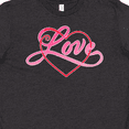 thumbnail image 4 of Inktastic Love in Red and Pink with Heart Youth T-Shirt, 4 of 5