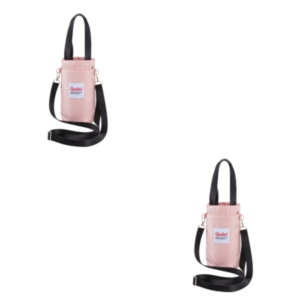 Bolso de mano resistente al agua Qarigey para mujer Bandolera Rosa 2Conjunto