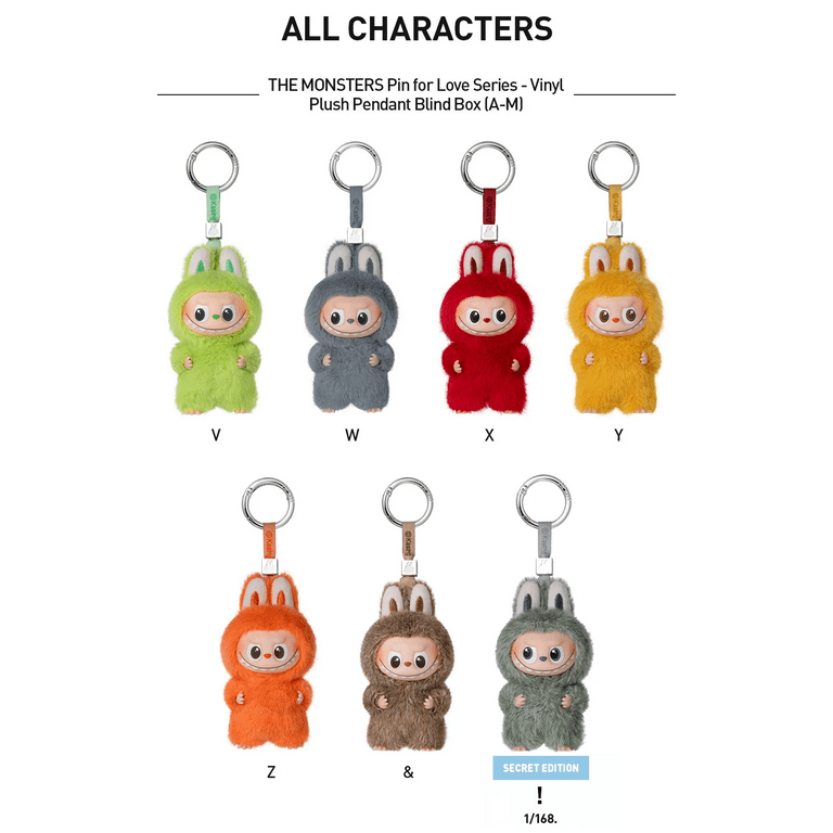 Pop Mart THE MONSTERS (Labubu) Pin for Love Series-Vinyl