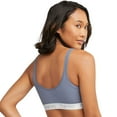 thumbnail image 2 of Women's Hanes DHO102 Scoop Stretch Cotton Blend Bralette - 2 pack (Black/Black XL), 2 of 3