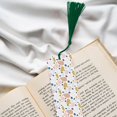 thumbnail image 6 of Kdxio Geometric Spots Print Metal Tassel Bookmarks,Perfect Gift for Art Lovers and Bookworms Metal Bookmarks for Women, 6 of 8