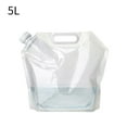 thumbnail image 3 of Fearlessin Water Bag Lightweight Portable Storage Jug Waters Bottle with Inlaid Handle Collapsible Water Container Large Capacity 5L, 3 of 6