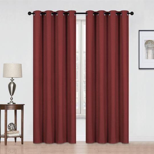 Cortina blackout 2.70m ancho x 2.13m alto en 2 paneles Anna Collection Blackout liso