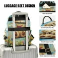 thumbnail image 4 of Casual Brown Bear on Swing Painting Backpack for School,College and Travel, Water Resistant Bookbag,, 4 of 7