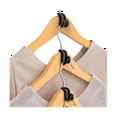 thumbnail image 3 of Clothes Hanger Connector Hooks,Flocking Hanger Hooks Space Saver Duty Clothes Hangers Hooks for Closet Organizer, 40PCS, 3 of 7