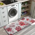 thumbnail image 3 of Pioneer Flower Floral Print Pattern Kitchen Rug Mat,Kitchen Runner Rugs Non Skid Washable,Decorative Kitchen Floor Mats for Kitchen,Sink,Laundry,17"x47.2", 3 of 7