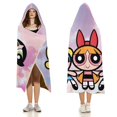 thumbnail image 3 of The Powerpuff Girls Wearable Blanket Cloak Arctic Velvet Hooded Blanket Soft Fuzzy Hoodie Blanket Cape for Adults Kids 40"x50", 3 of 8